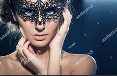 nude mask girl carnival venice eyes background portrait close female blue shutterstock stock search