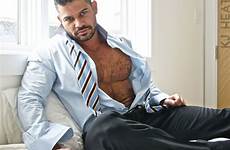 muscle men suit office muscular guy big shirts woof bear muscles choose board beard mature tumblr suited