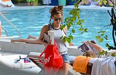 flack poolside candids