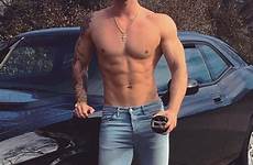 jeans men shirtless tight guys skinny hot sexy denim hunks levi levis daniel boys pants man muscle twitter legs bulge