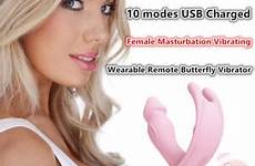 wearable butterfly vibrator panty wireless remote control female rechargable