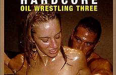 wrestling oil hardcore female male jet men set oiled adultempire