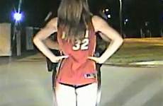 panties pulled forester kristen 18 year old over bra wearing only dui video florida
