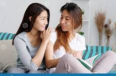 lesbian asian young cute couple lgbt homosexual moment happy lifestyle