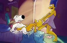simpson simpsons lisa brian griffin guy family marge crossover rule34