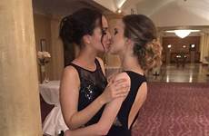 prom bisexual kisses threesome
