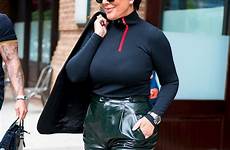 jenner kris hot today leather eonline kardashian big fashion outfits pants style article choose board