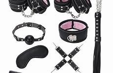 bdsm set sex handcuffs bondage adult pcs slave whip collar restraint fetish leather game toy couple mouse zoom over