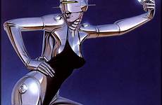robots sorayama robot hajime miscellaneous webneel darlin metallic futuriste gynoid techno gynoids cyborgs fembot direttamente dagli anni cyborg airbrush abduzeedo