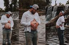 maternity shoot man pregnant took wife takes her his he hilarious kentucky bed place surprise pregnancy into wifes story male