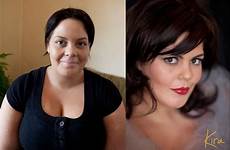 photography before after plus size boudoir glamour