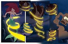 ariel transformation comic mermaid deviantart little nippy13 polyp into ursula disney princess animation anime sea if turned comics halloween commission