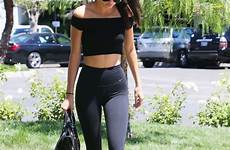 kendall jenner leggings spandex booty calabasas august tight style waist pieces high angeles los gotceleb celebmafia