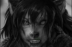 werewolf female girl wolf werewolves girls monster alpha luna real deviantart she furry choose board