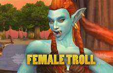 troll female warcraft world animations