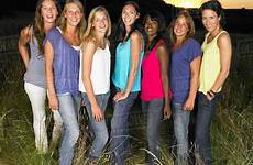 group girlfriends field smiling dissolve stock is2 d943