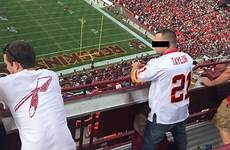 public giving blowjob game caught redskins woman fan getting wife football bj during baseball tumblr sex guy exposed nairaland girl