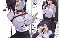 bondage anime tied hentai bdsm gagged mask comic office gag suit original bound anal sayaka hook skirt hero hair lady