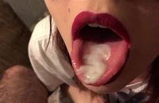 lipstick blowjob red cum tongue closeup swallow pornhub teen videos search