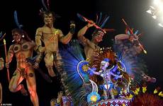carnival brazil paulo rio samba sao wild floats full vila parade maria during school costumes despite zika dancing threat swing
