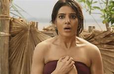 samantha hot gif sexy cleavage navel movie actress rangasthalam scene show latest