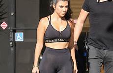 camel toe kardashian kourtney celebrity spandex sports tights bra calabas through shocking toes sexy most pants celebrities thong showing moments