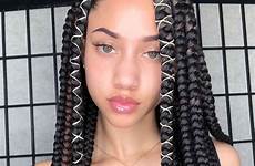 braided trenzas africanas jumbo gruesas curly ponytail twists
