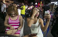 ladyboys bangkok prostitution thailand thai pattaya street norte zona tijuana في girls before gang dailymail without had old their بالصور