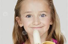 girl young banana holding dick suck background big against gray portrait dreamstime
