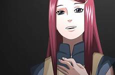 kushina uzumaki naruto hair zerochan anime chest hand colorization request artist red straight dark background fanpop answers