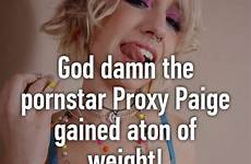 pornstar paige proxy gained weight