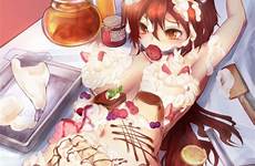 hentai food bondage cream anime chocolate ice whipped candy gelbooru nude relationships respond pool edit icing favorite cookie body breasts