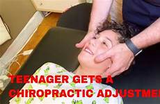 chiropractic teenager adjustment