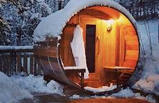 snowy cozyplaces backyard saunas