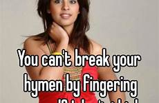 hymen fingering