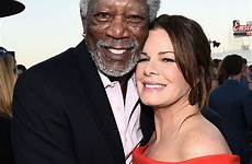 morgan freeman marcia gay harden who event kissing kisses filly studded turning heads far fine she star only but