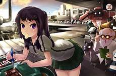 anime girl ecchi schoolgirls cute robots erotic tits sexy beautiful girls