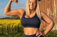 mia sand biceps flexing girl female strong names height physiques 1080 thing people