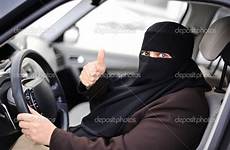 muslim car driver driving woman abu dhabi arabic uber women stock thumb cars saudi green gas natural arabia drive hijab