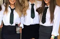uniforms schoolgirls group chicks