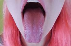 tongue joi mouth fetish cum