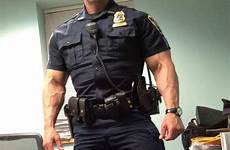 cops uniform policemen bulge hunks musculosos scruffy militares hunky uniforme escolher álbum rapazes policial