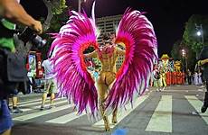 samba dancers sambadrome janeiro thong parade alight brazilian nbcnews parades afp malfunction festival