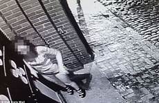 urinating pub caught outside hull woman cctv aleisha yorkshire video east who comes forward doorway mail daily wee shamed named