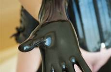 latex gloves sexy rubber fetish kinky women