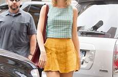 swift taylor skirt yellow mini nyc post gotceleb web comments kinda she perfect back style