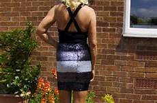 jane fishnet widow pesch wows mirror miniskirts chooses mum