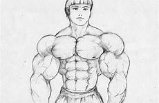 muscle drawing drawings male post mmmb biiiig published classic cadet superman form beauty