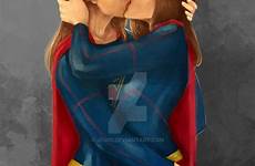 supergirl kissing
