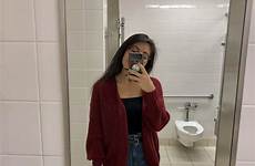 selfie bathroom mirror toilet cute while basically fable advertisement walking whole outfit wild comments crop target repping
